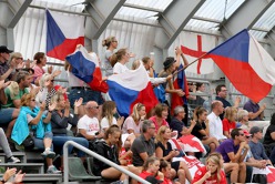 Čeští fanoušci v Katowicích