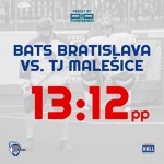 Jako nebe a dudy. Po sobotní vysoké prohře udolali Bats Malešice v prodloužení Jako nebe a dudy. Po sobotní vysoké prohře udolali Bats Malešice v prodloužení