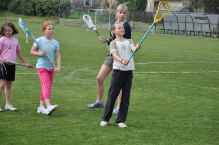 Lakrosové odpoledne pro nejmladší lakrosačky, foto Veronika Brychcínová