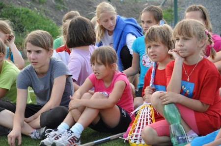 Lakrosové odpoledne pro nejmladší lakrosačky, foto Veronika Brychcínová
