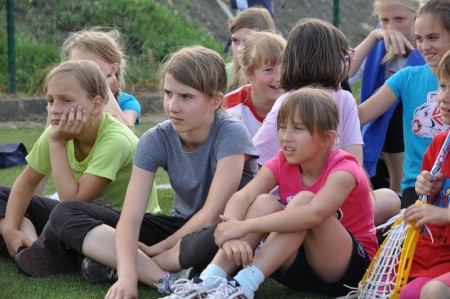 Lakrosové odpoledne pro nejmladší lakrosačky, foto Veronika Brychcínová