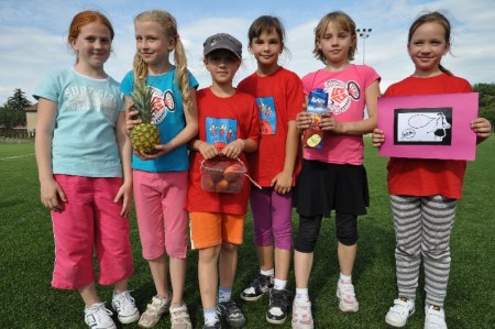 Lakrosové odpoledne pro nejmladší lakrosačky, foto Veronika Brychcínová