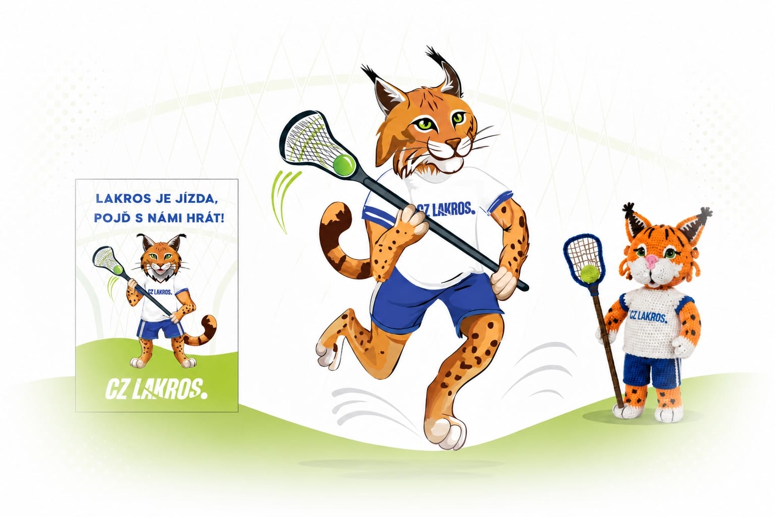 Maskot rozvoje lakrosu